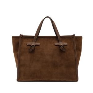 Gianni Chiarini borsa a mano in camoscio “Miss Marcella 32” Cuoio BS9762CM-PL.14275 COGNAC