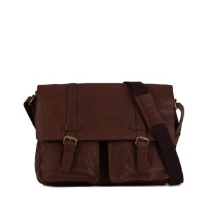 Gianni Conti messanger in pelle “Vintage” Marrone 4002391.20
