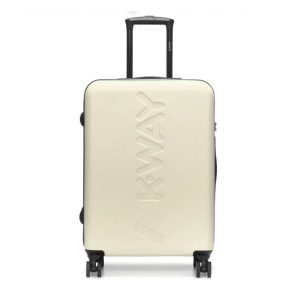 KWay trolley medio in policarbonato “K-air” Beige K-AIR MEDIUM.BEIGE LT