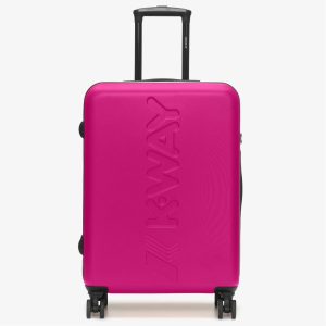 KWay trolley medio in policarbonato “K-air” Fuxia  K-AIR MEDIUM.PINK PEACOCK