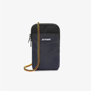 KWay porta cellulare in tessuto “Vitree” Blu VITREE.BLUE DEPHT