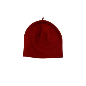 Kopka cappello in lana “Roll Up” Terracotta ROLL UP BERET.CHILI