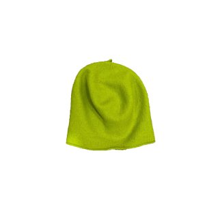 Kopka cappello in lana “Roll Up” Verde ROLL UP BERET.LIME