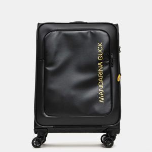 Mandarina Duck trolley medio espandibile in tessuto “Eco Coated” Nero OSV03.651 BLACK