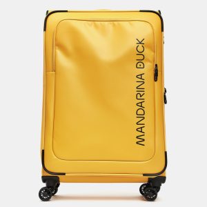 Mandarina Duck trolley grande in tessuto “Eco Coated” Giallo OSV04.05J DUCK YELLOW
