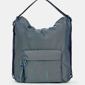 Mandarina Duck borsa zaino in tessuto “MD20” Azzurro QMT09.23E BLUE WING