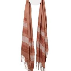 Mya Accessories sciarpa in cotone “Scarf” Terracotta Q22241.BEIGE/ROSA