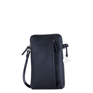 Mywalit porta cellulare in pelle “Cremona” Nero 2265.3 BLACK