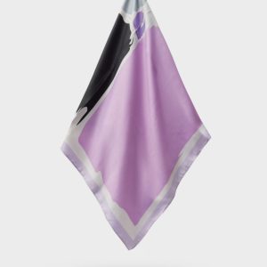 Nalì foulard in poliestere “Charlotte” Multicolor BOSC0119.VIOLA