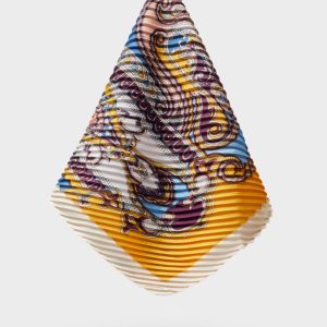 Nalì foulard in poliestere “Samantha” Multicolor BOSC0123.AZZURRO