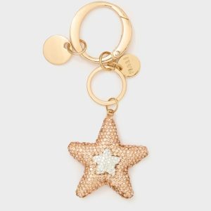Nalì portachiavi ciondolo in acciaio “Stars” Oro EMPT0045.ORO/ARGENTO