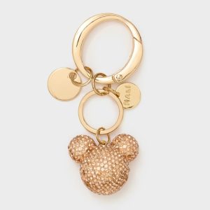 Nalì portachiavi ciondolo in acciaio “Mickey” Oro EMPT0047.ORO