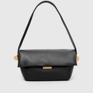 Nalì borsa a spalla in ecopelle “Toledo” Nero GMBS0031.NERO