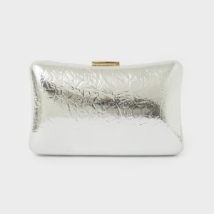Nalì pochette in ecopelle “Pia” Argento HKPC0298.ARGENTO