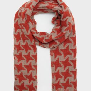 Nalì sciarpa in poliestere “Angela” Multicolor LASC0224.ARANCIO/BEIGE