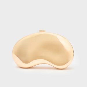 Nalì pochette in metallo “Cleo” Oro LYPC0027.ORO