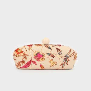 Nalì pochette in tessuto “Margot” Multicolor LYPC0054.STAMPA FIORI CREMA