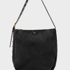 Nalì borsa a spalla in ecopelle “Joanne” Nero MHBS0050.NERO