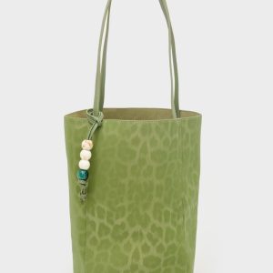 Nalì borsa a spalla in ecopelle “Perth” Verde MHBS0065.VERDE