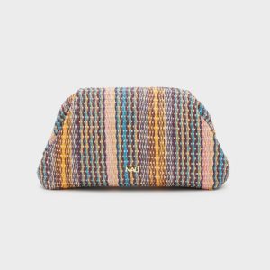 Nalì pochette in rafia “Andalu” Multicolor SNPC0004.MULTICOLOR