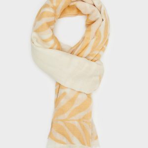 Nalì sciarpa in cotone “Amalfi” Multicolor UNSC0070.PANNA/ARANCIO