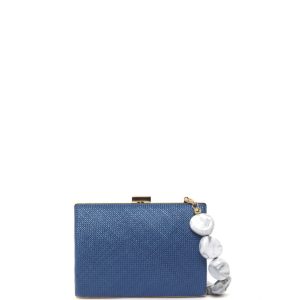 Nalì borsa da cerimonia in tessuto “Laura” Azzurro WIPC00.68 BLU