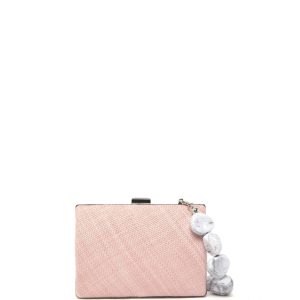 Nalì borsa da cerimonia in tessuto “Laura” Rosa WIPC00.69 ROSA CHIARO