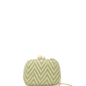 Nalì borsa da cerimonia in tessuto “Betty” Multicolor WIPC0077.MENTA