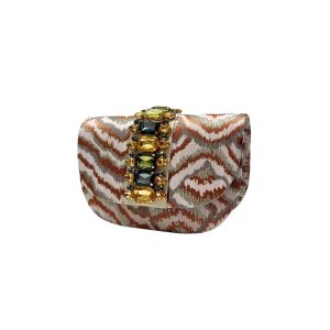 Nalì borsa a spalla in tessuto “Carla” Multicolor WIPC0108.ARANCIO