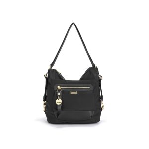 Nannini borsa zaino in tessuto “Liberty” Nero 18076.NERO