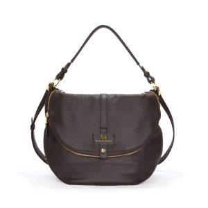 Nannini borsa a spalla in pelle “Penelope” Marrone 18415.SIGARO