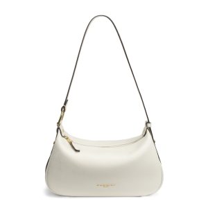 Nannini borsa a spalla in pelle “Keira” Bianco 18677.OFF WHITE