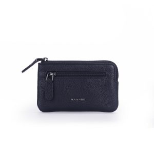 Nannini portachiavi a bustina in pelle “Linea B” Blu QB0785.BLU