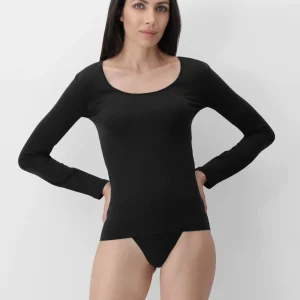 Maglia Manica Lunga Dolcevita - Nero