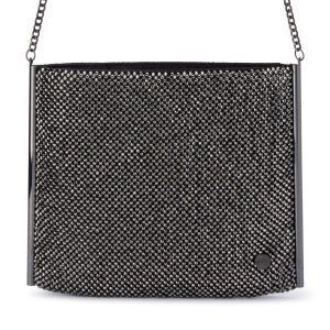 Olga Berg borsa da cerimonia in metallo “Olympia” Grigio OB5279.GUN METAL