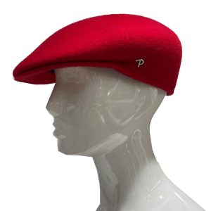 PANIZZA coppola in lana Rosso 010PA.014