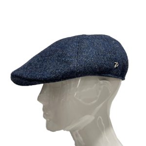 PANIZZA coppola in lana “Gatsby” Blu T810.3 NAVY