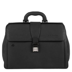 Piquadro borsa medico in pelle “B3 – Black Square” Nero CA2007B3.N