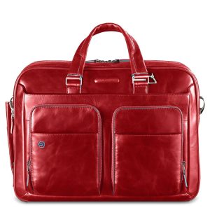 Piquadro borsa cartella da lavoro in pelle “Blue Square” Rosso CA2849B2.R