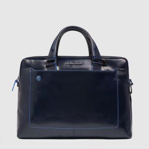 Piquadro borsa cartella da lavoro in pelle “Blue Square” CA3335B2.BLU2