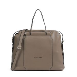 Piquadro borsa cartella da lavoro in pelle “Circle” Tortora CA4577W92.TO