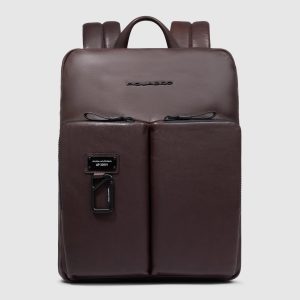 Piquadro zaino in pelle “Harper” Marrone CA6311AP.TM