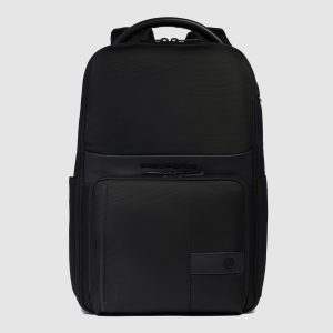 Piquadro zaino in tessuto e pelle “Wollem” Nero CA6638W129.N