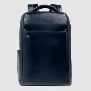 Piquadro zaino in pelle “Blue Square” CA6858B2.BLU2