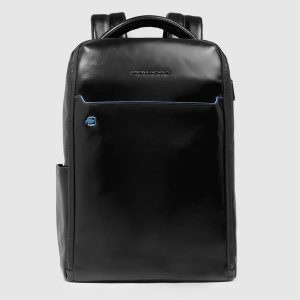 Piquadro zaino in pelle “Blue Square” Nero CA6858B2.N