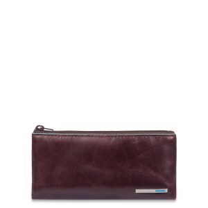 Piquadro portachiavi bustina in pelle “B2 – Blue Square” Marrone PC1514B2.MO