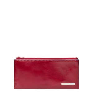 Piquadro portachiavi bustina in pelle “B2 – Blue Square” Rosso PC1514B2.R