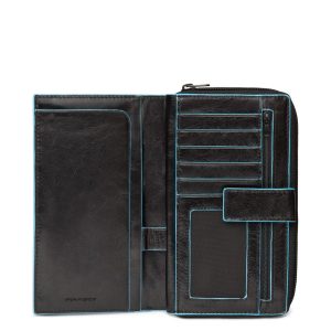 Piquadro portafogli in pelle “Blue Square” Nero PD1354B2R.N