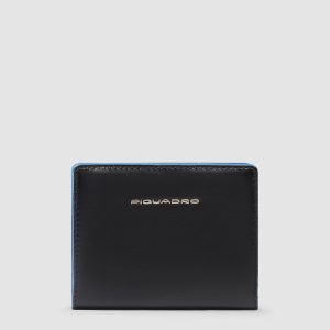 Piquadro portafogli in pelle “Blue Square” Nero PD6660B2R.N