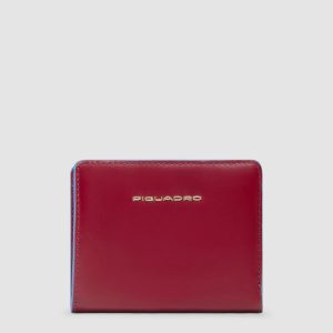 Piquadro portafogli in pelle “Blue Square” Rosso PD6660B2R.R